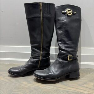 Michael Kors Tall Leather Riding Boots